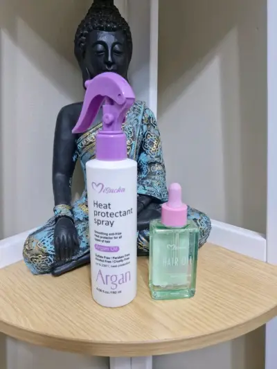 Set de spray protector y aceite de argán - miniatura 2