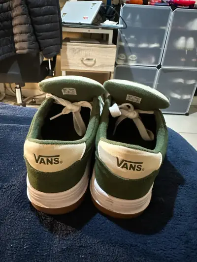 Zapatillas Vans verdes clásicas unisex - miniatura 2