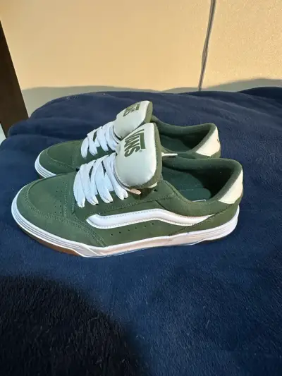 Zapatillas Vans verdes clásicas unisex - miniatura 3