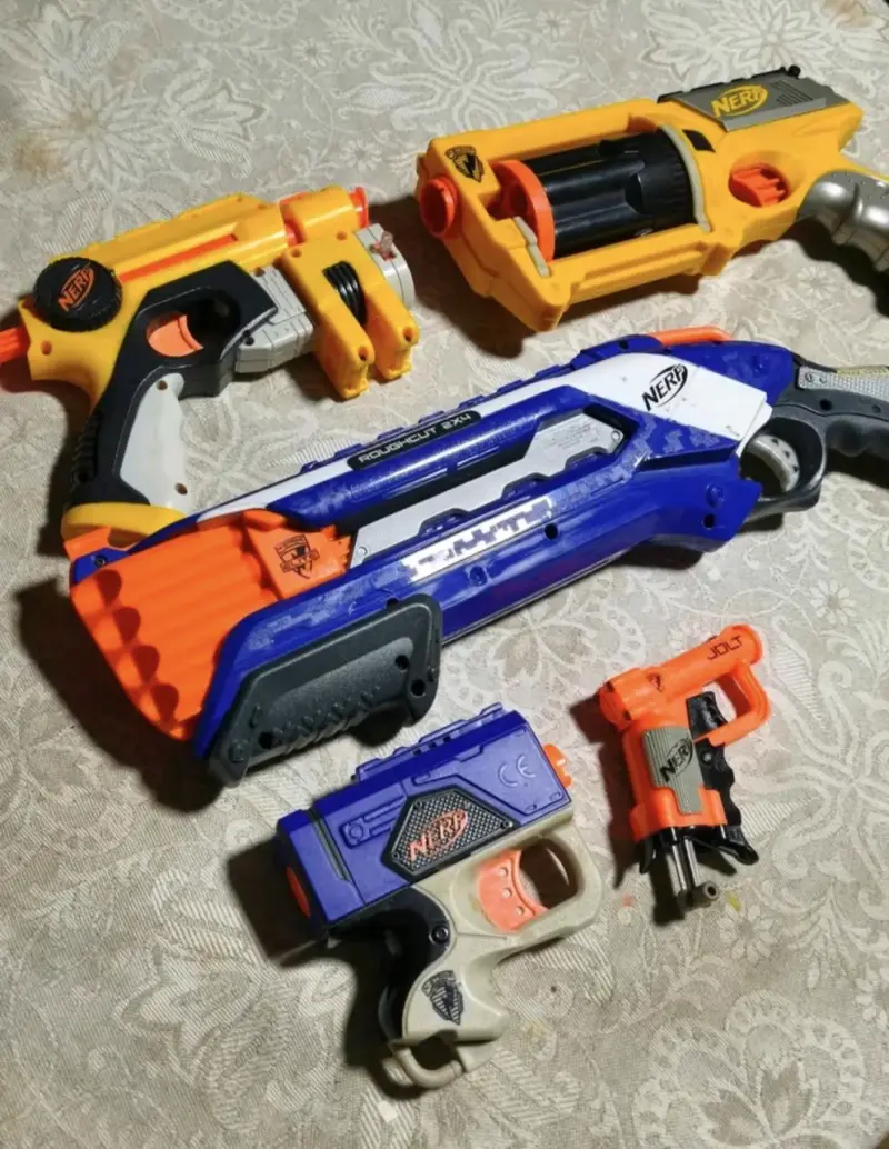 Lote 5 Nerf y 4 X-Shot + 50 Dardos - Todo Funciona - 2