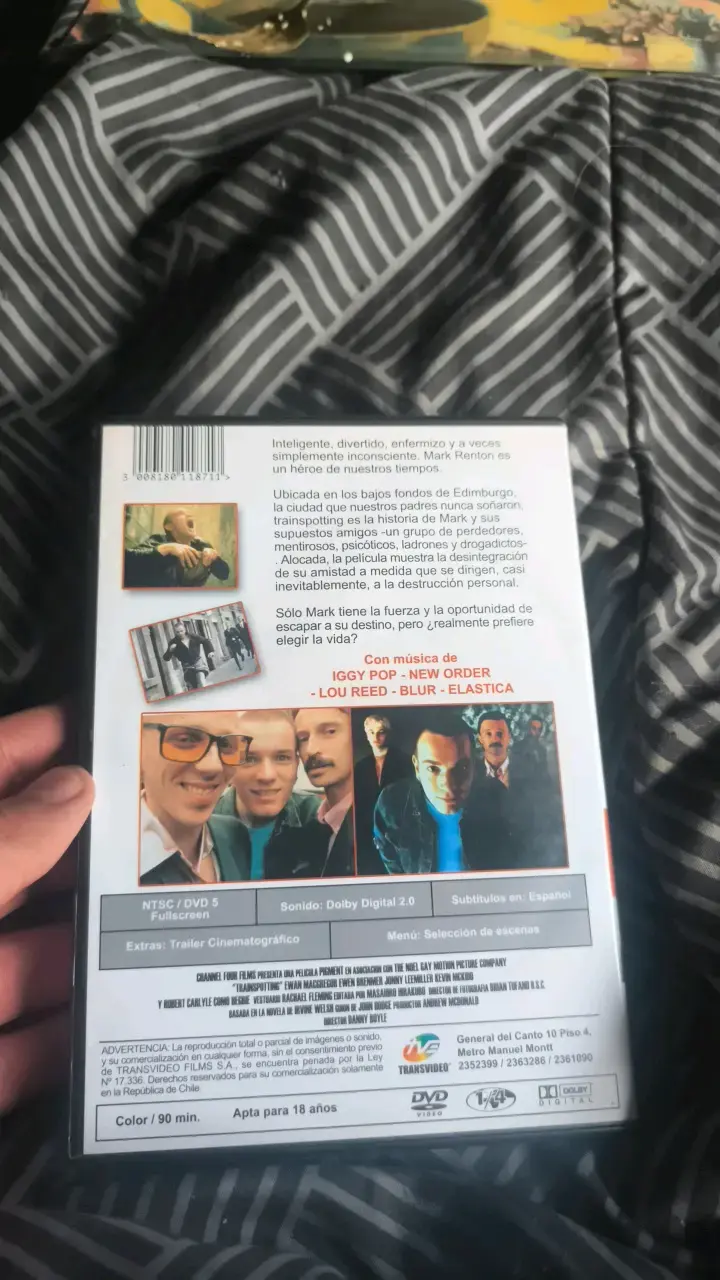 DVD de la película Trainspotting - 2