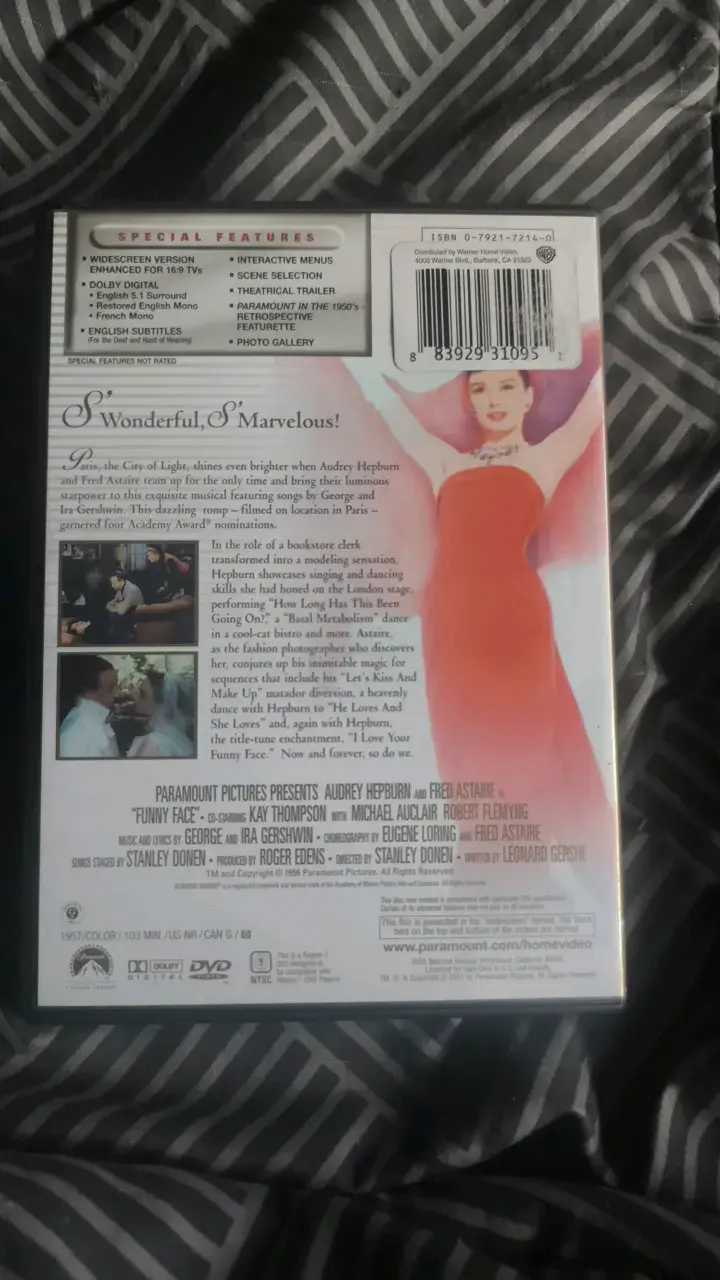 DVD Funny Face Audrey Hepburn - 2