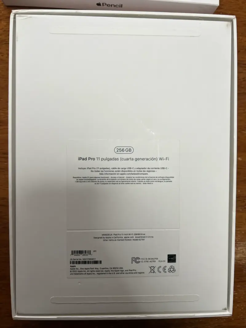 iPad Pro 11” M2 4ta Gen (256GB) + Apple Pencil 2 - 7
