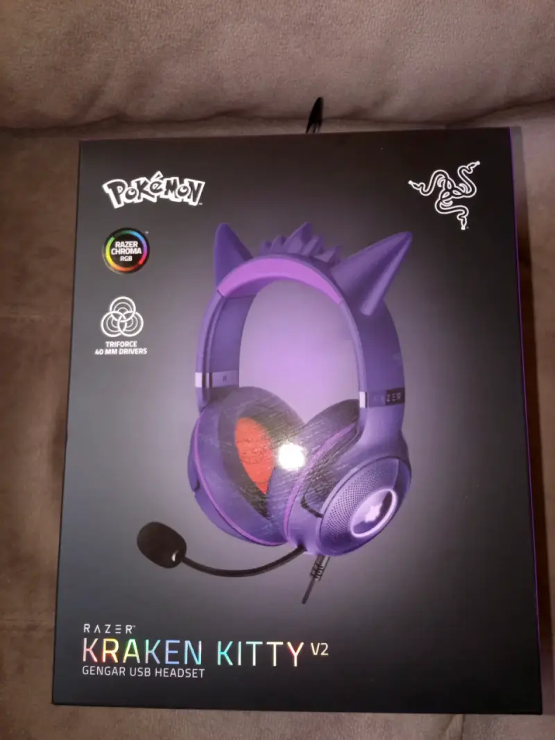 Auriculares Razer Kraken Kitty V2 Gengar USB