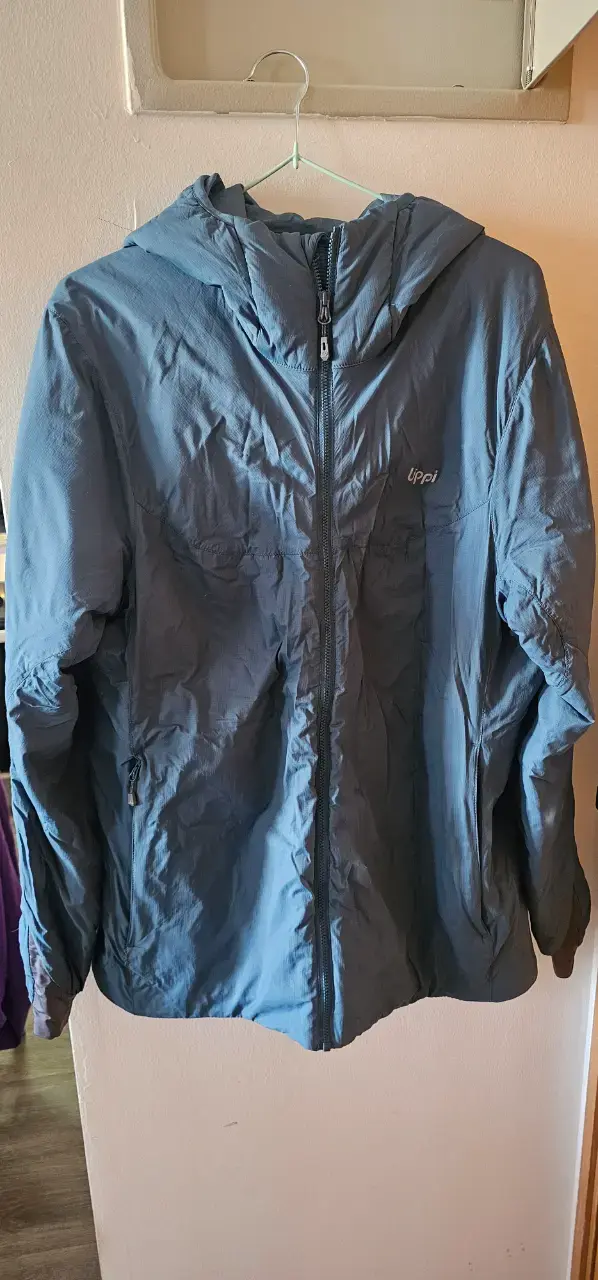 Chaqueta azul Lippi impermeable con capucha - 1