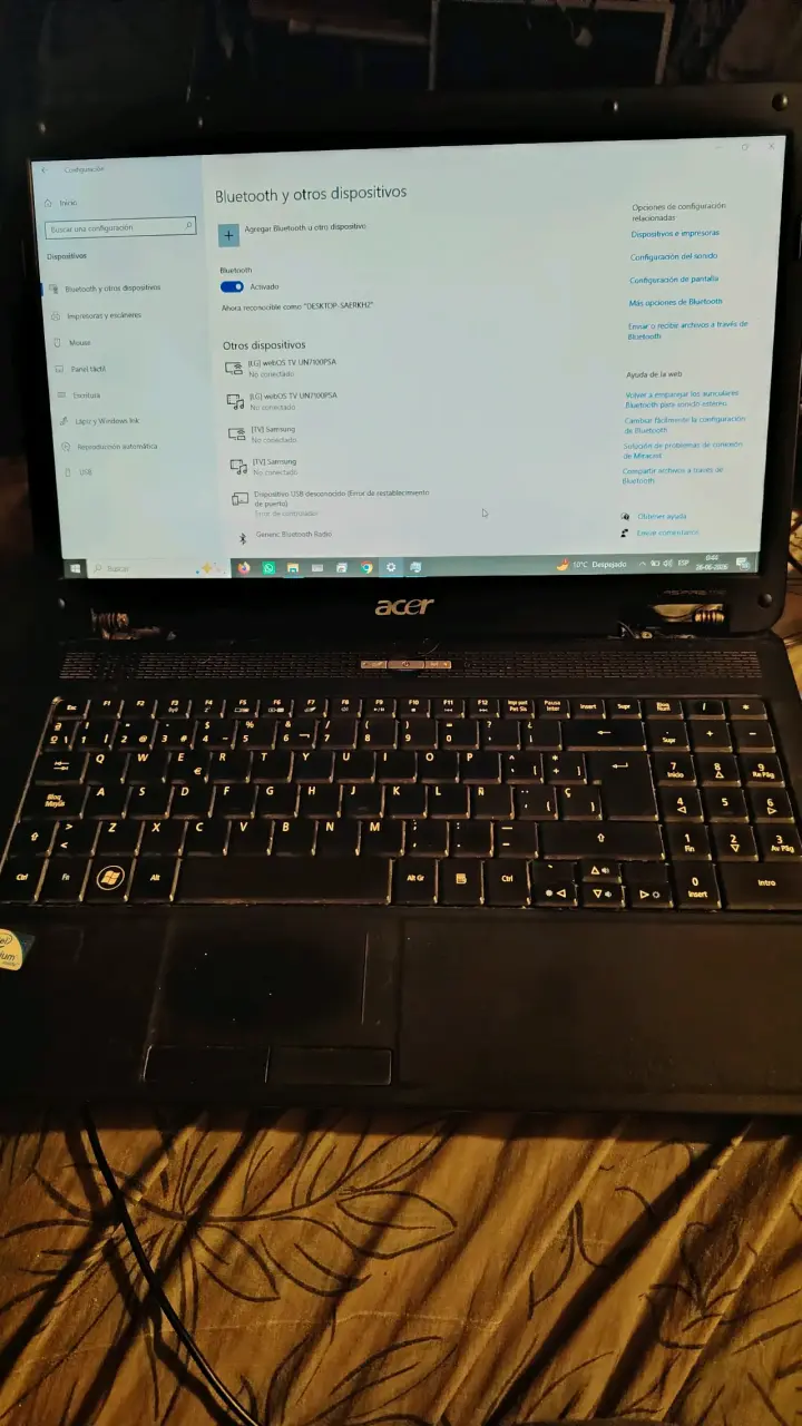Laptop Acer Aspire funcional - 1