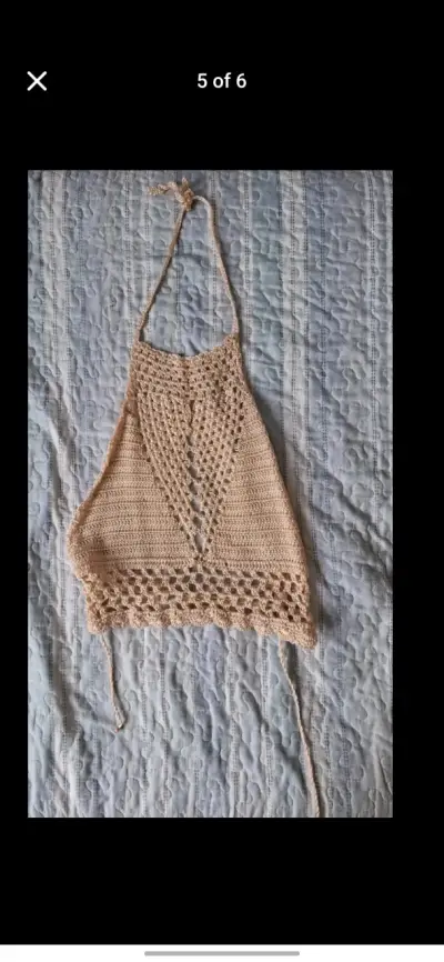 Tops tejidos a crochet - miniatura 5
