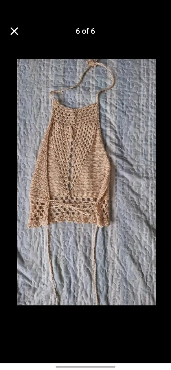 Tops tejidos a crochet - 6