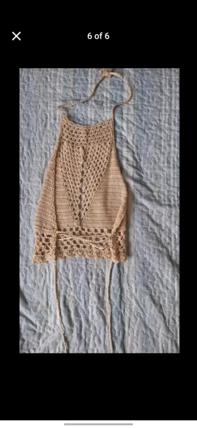 Tops tejidos a crochet - miniatura 6