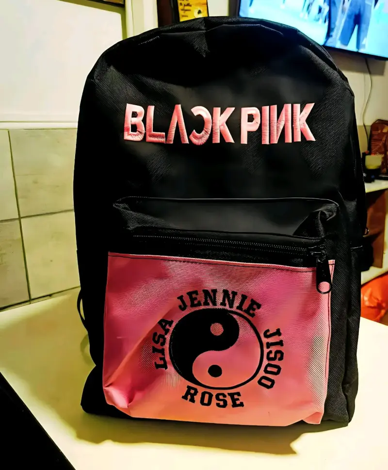 Mochila Blackpink negra y rosa - 2