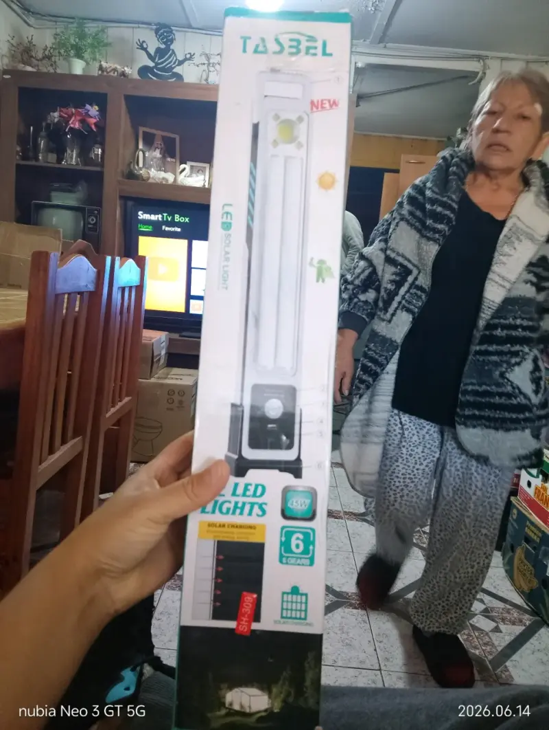 Lámpara portátil LED Tasbel recargable - 6