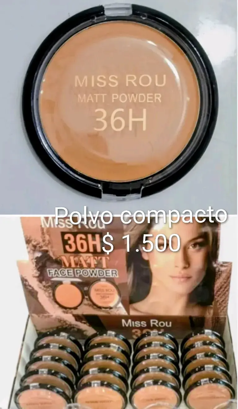 Polvo compacto Miss Rou 36H mate