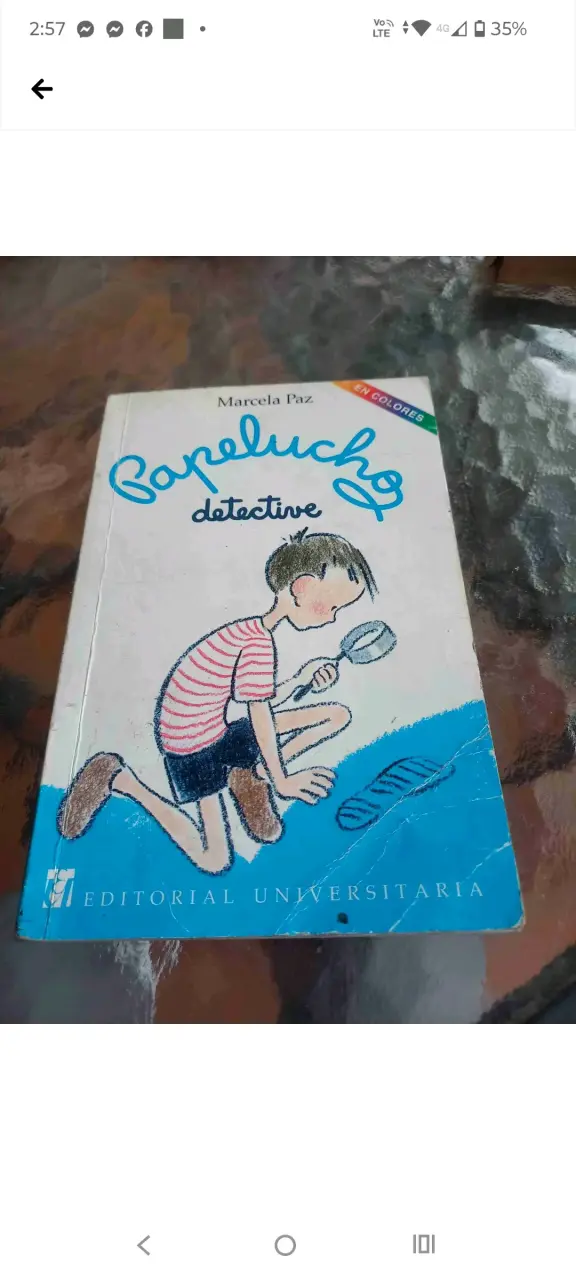 Libro Papelucho Detective de Marcela Paz - 1