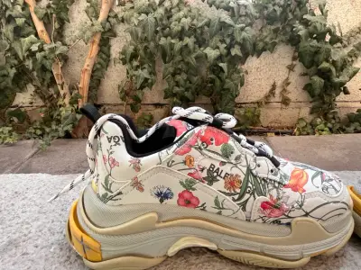 Zapatillas Gucci  florales de diseñador número 38 - miniatura 3