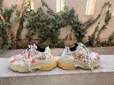 Zapatillas Gucci  florales de diseñador número 38 - miniatura 6