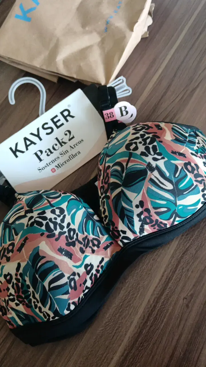 Pack de 2 sostenes Kayser sin arcos - 4