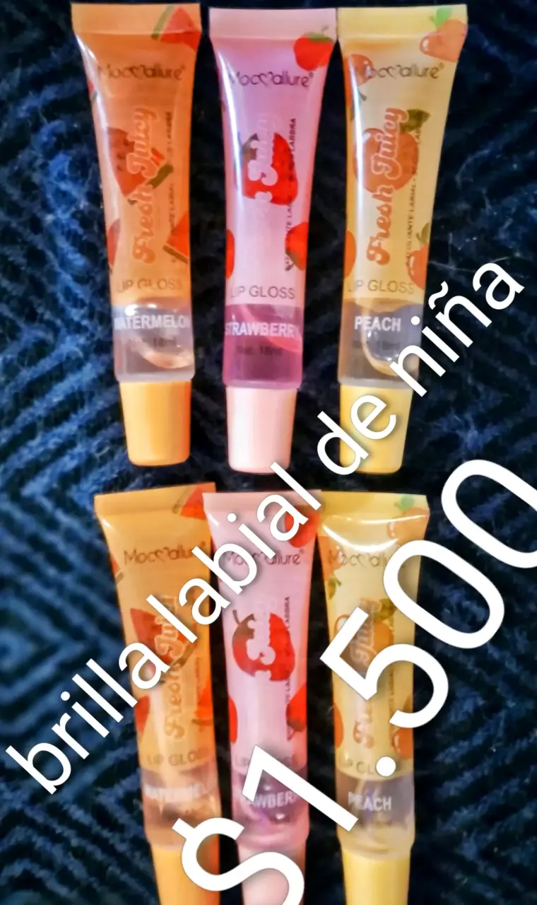 Set de brillos labiales Moocallure frutales