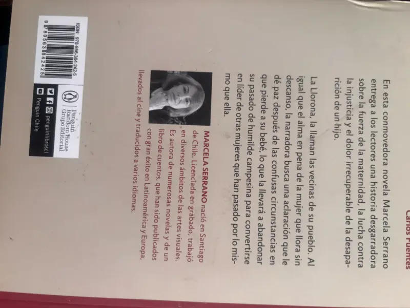 Libro 'La Llorona' de Marcela Serrano - 2