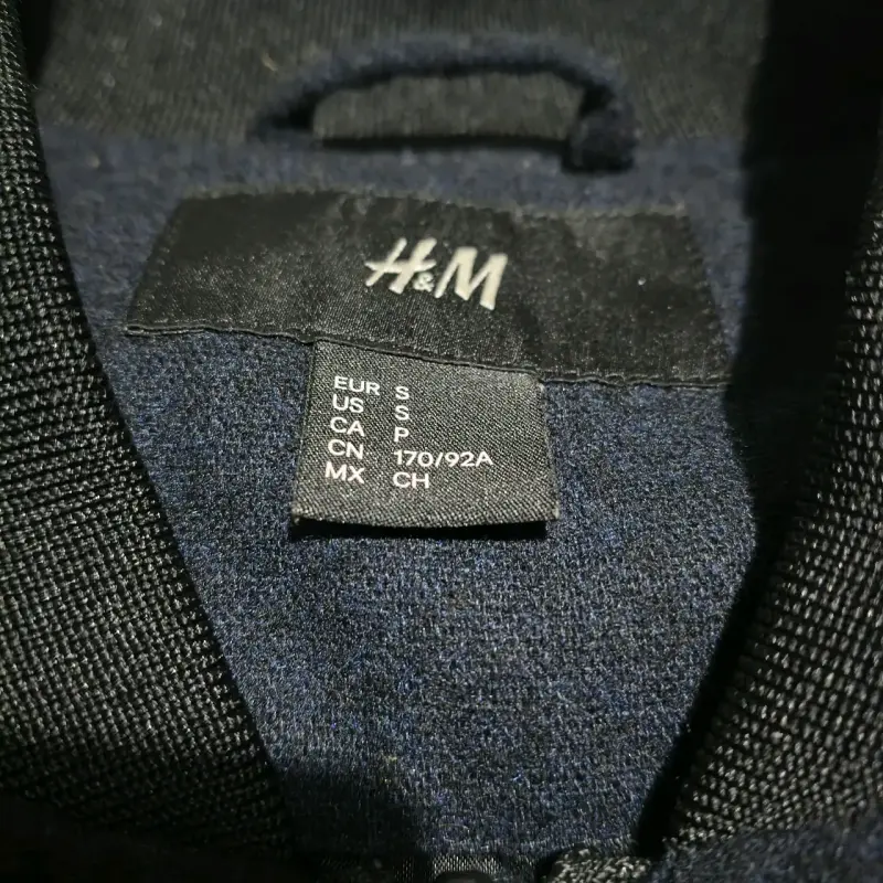 Chaqueta bomber negra H&M para hombre - 3