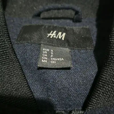 Chaqueta bomber negra H&M para hombre - miniatura 3