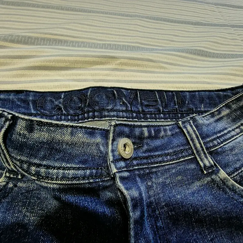 Jeans de mezclilla azul para hombre - 2