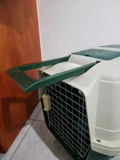 Kit para mascota: transportadora + arenero + plato - miniatura 3