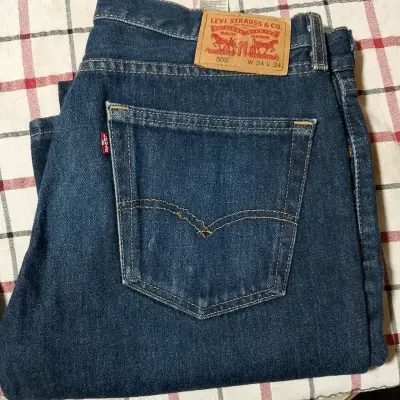 Jeans Levi's 505 clásicos azul - miniatura 1