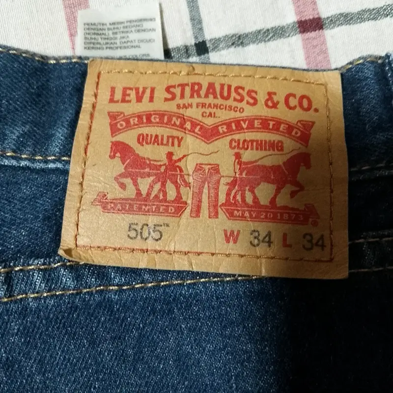 Jeans Levi's 505 clásicos azul - 2
