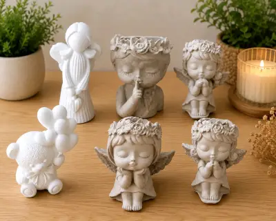 Figuras de yeso en bruto - miniatura 6