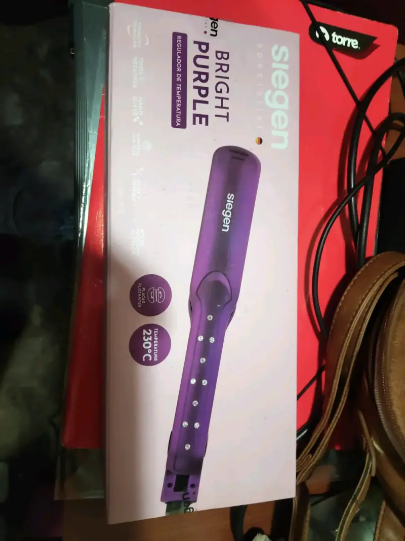 Plancha de pelo Siegen Bright Purple