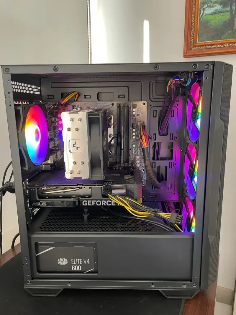 PC Gamer Completo — RTX 4060 + Ryzen 5 5600X