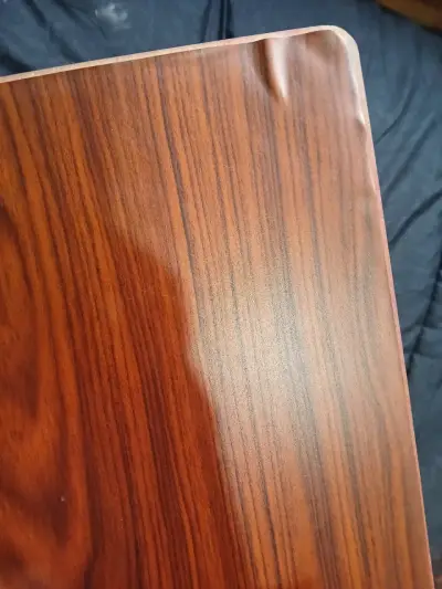 Tocadiscos vintage de madera con radio - miniatura 4