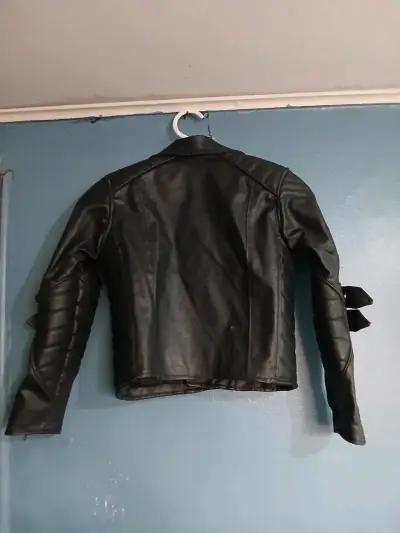 Chaqueta cuero sintetico ramonera niño - miniatura 2