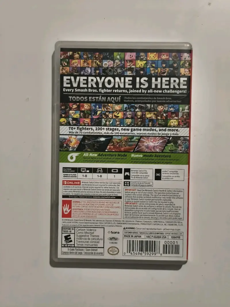 (Switch) Super Smash Bros U. Y Mario Kart 8 Deluxe - 2