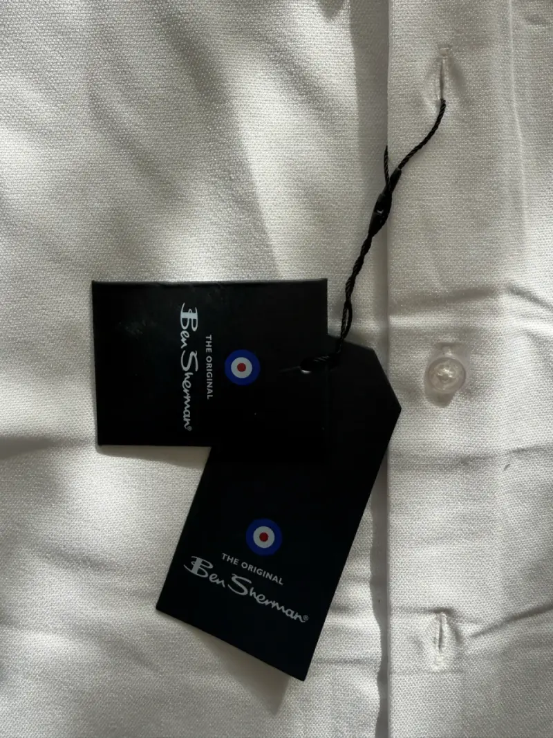 Camisa blanca de vestir para hombre - 2