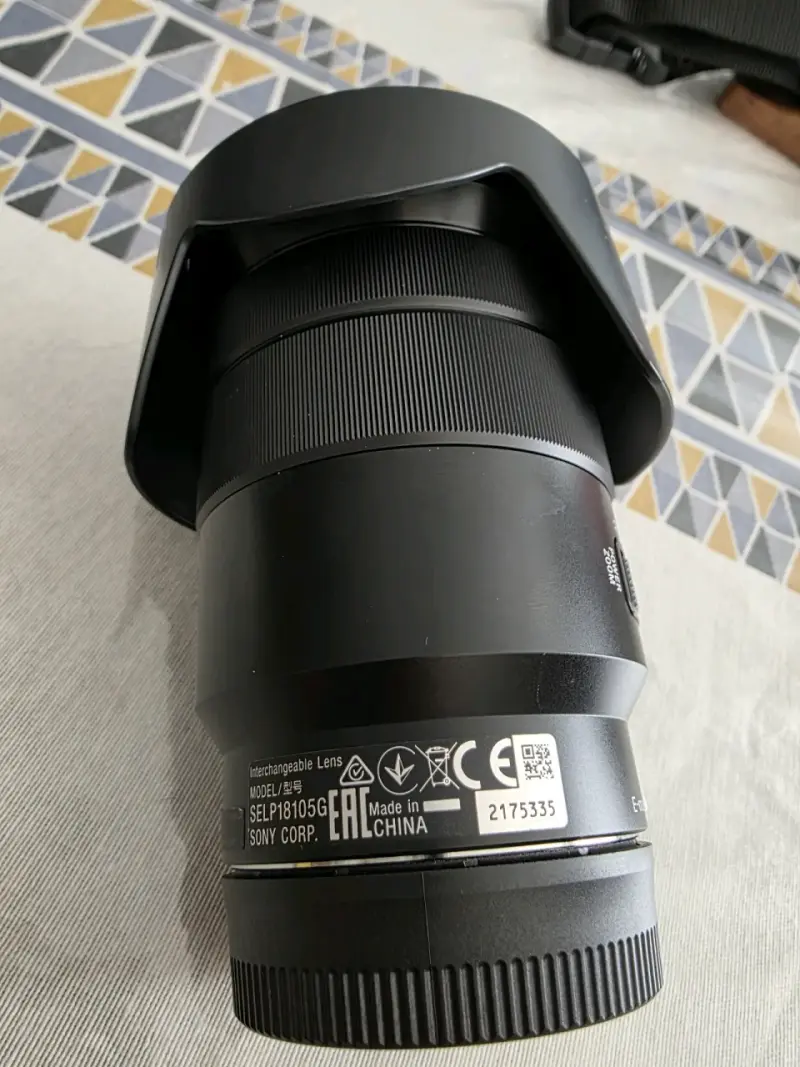 Lente Sony 18-105mm f/4 G OSS - 3