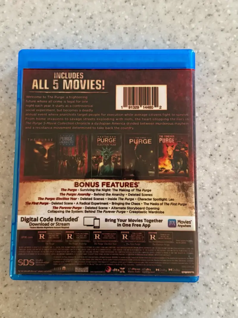 Colección Blu-ray The Purge 5 películas - 3