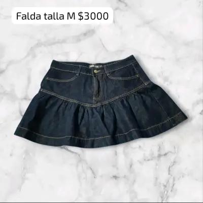 Falda de mezclilla talla M - miniatura 1