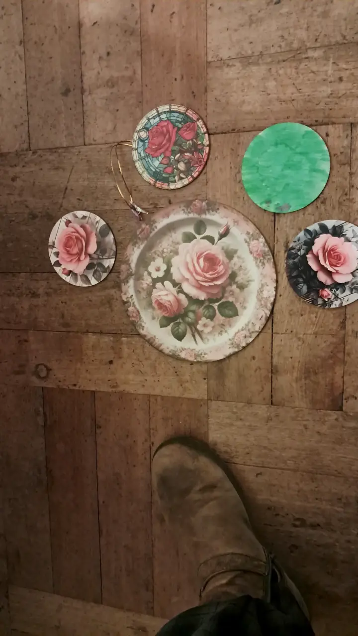 Set decorativos con diseño floral - 3