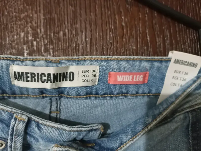 Jeans Americano wide leg  nuevo sin uso - 2