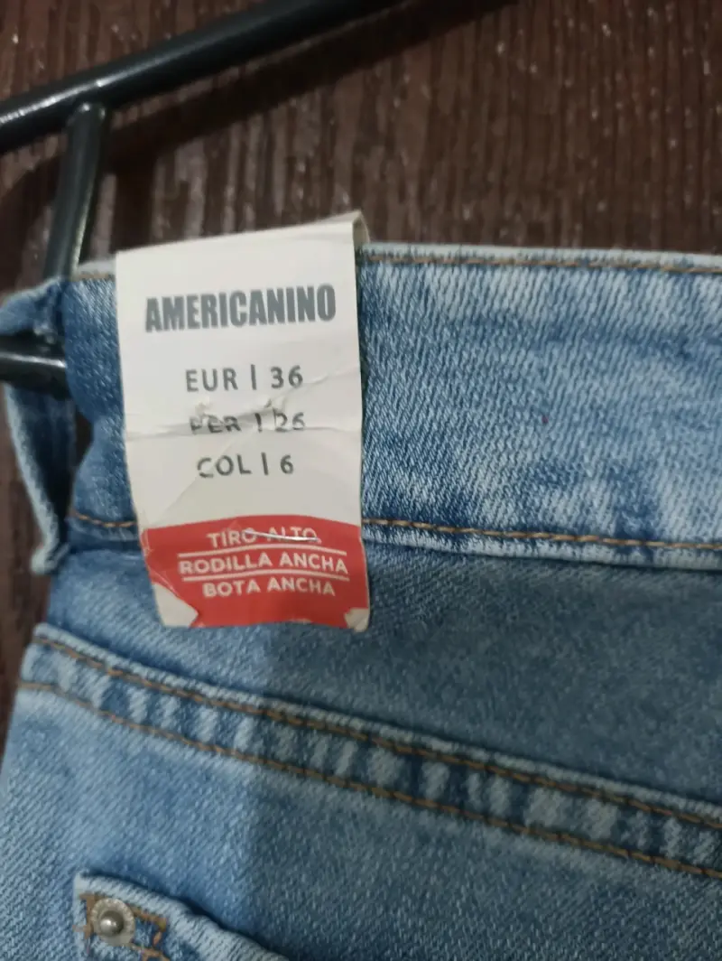 Jeans Americano wide leg  nuevo sin uso - 4