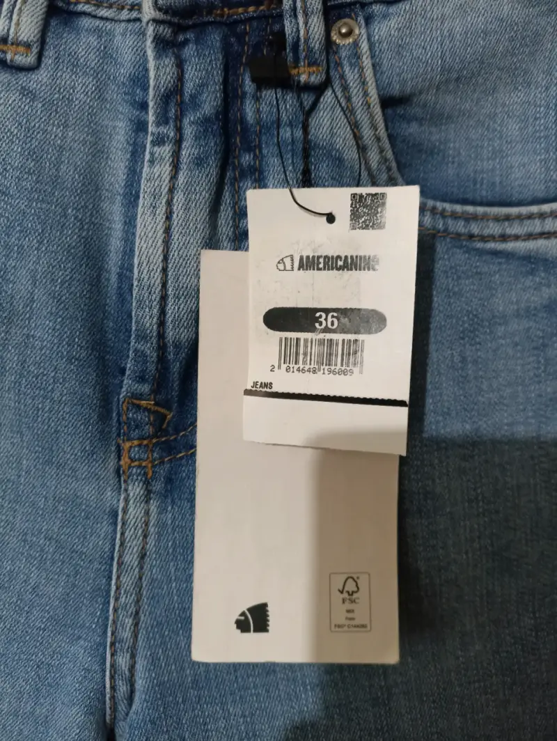 Jeans Americano wide leg  nuevo sin uso - 5