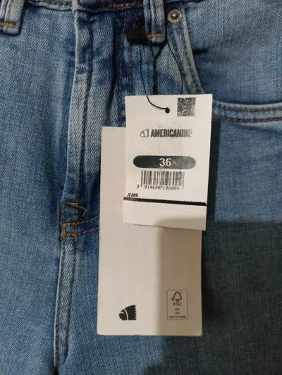 Jeans Americano wide leg  nuevo sin uso - miniatura 5