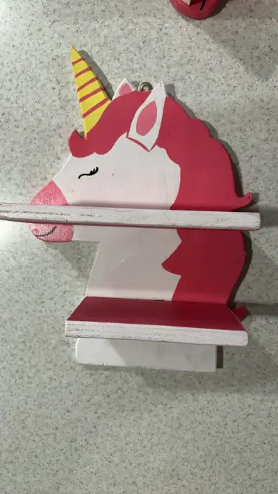 Soportes de libros unicornio de madera - miniatura 3