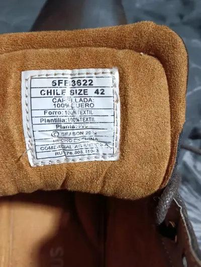 Botas de cuero talla 42 para hombre - miniatura 1
