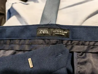 Traje formal Zara azul marino talla 13-14 (164 cm) - miniatura 3