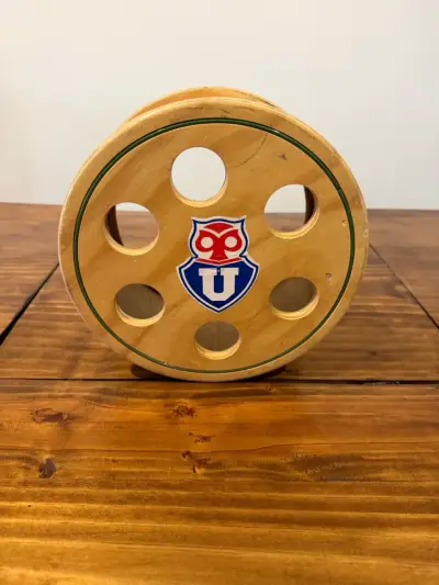 Carrete de madera con logo Universidad de Chile - miniatura 1