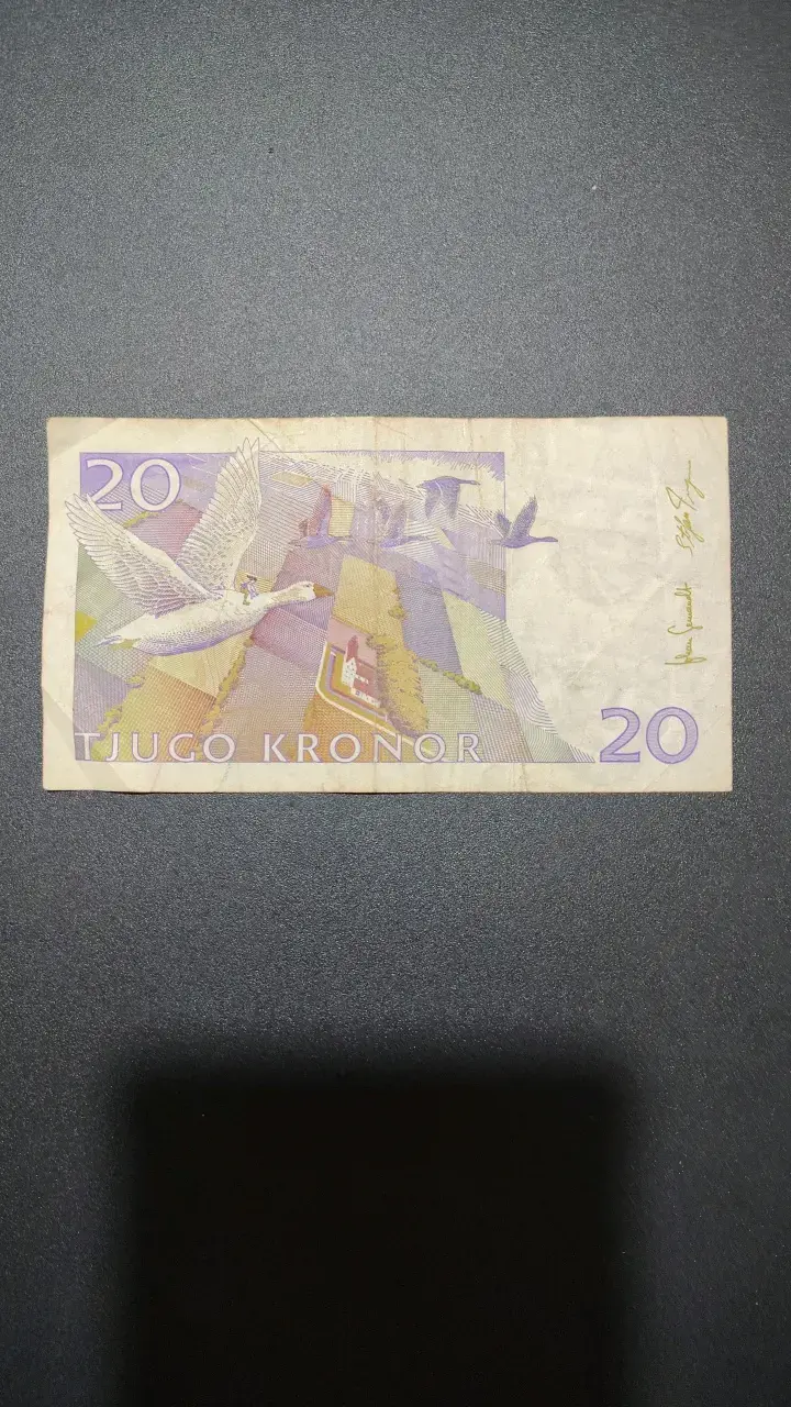 Billete sueco de 20 coronas - 2