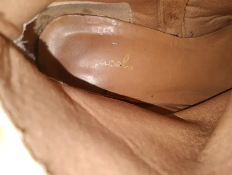 Botines de cuero marrón para hombre - 4