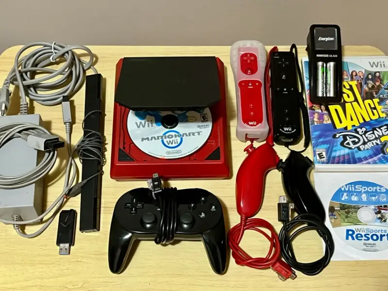 Nintendo Wii Mini con accesorios y juegos - 1